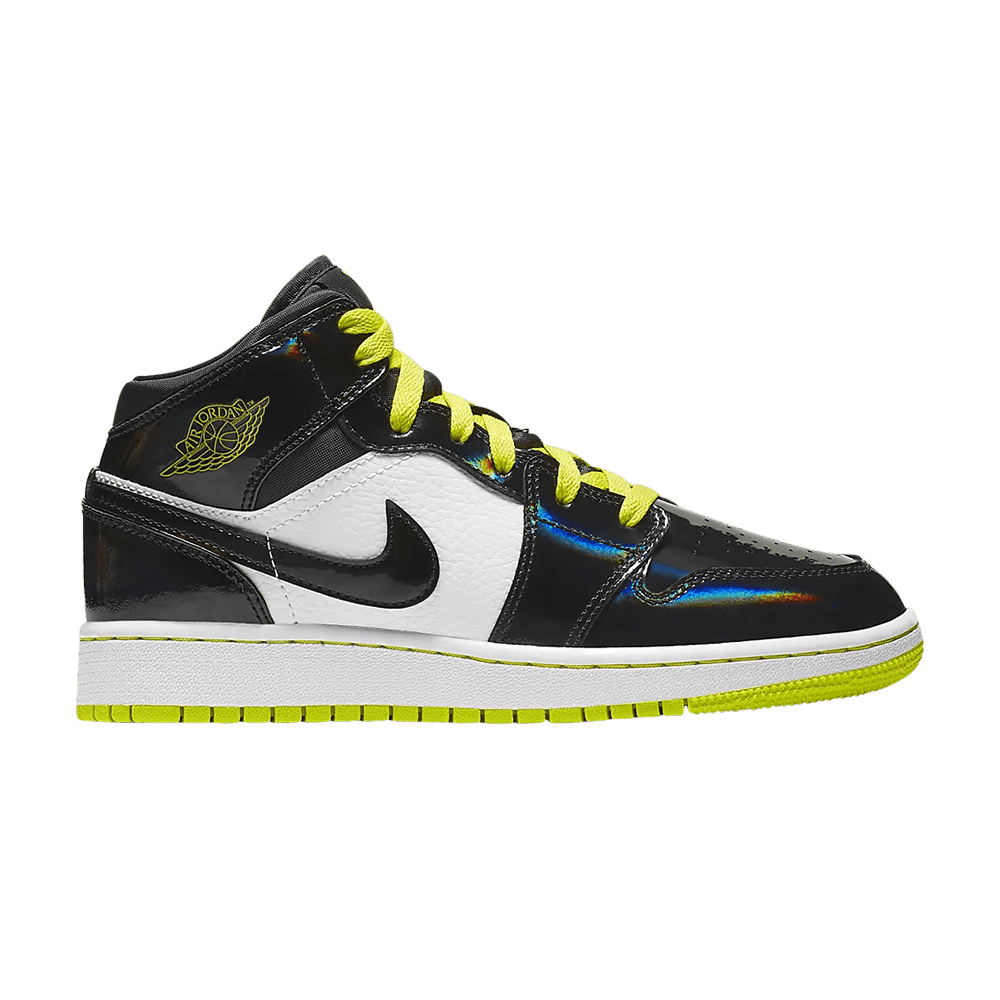 Air Jordan 1 Mid SE GS 'Black Cyber'