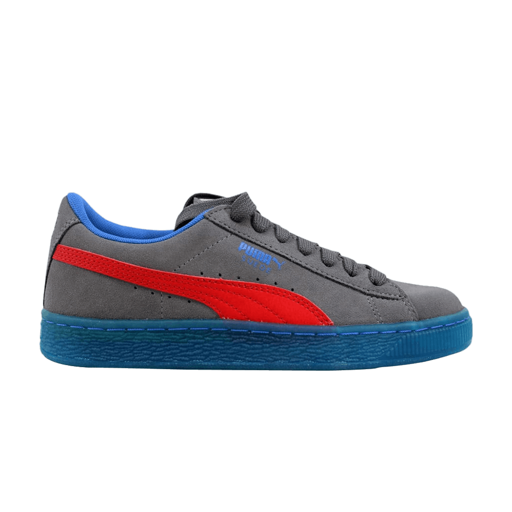 Suede LFS Iced Jr 'Steel Grey Red'