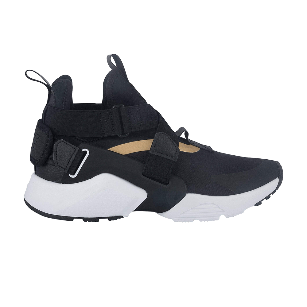 Huarache City GS 'Black Metallic Gold'