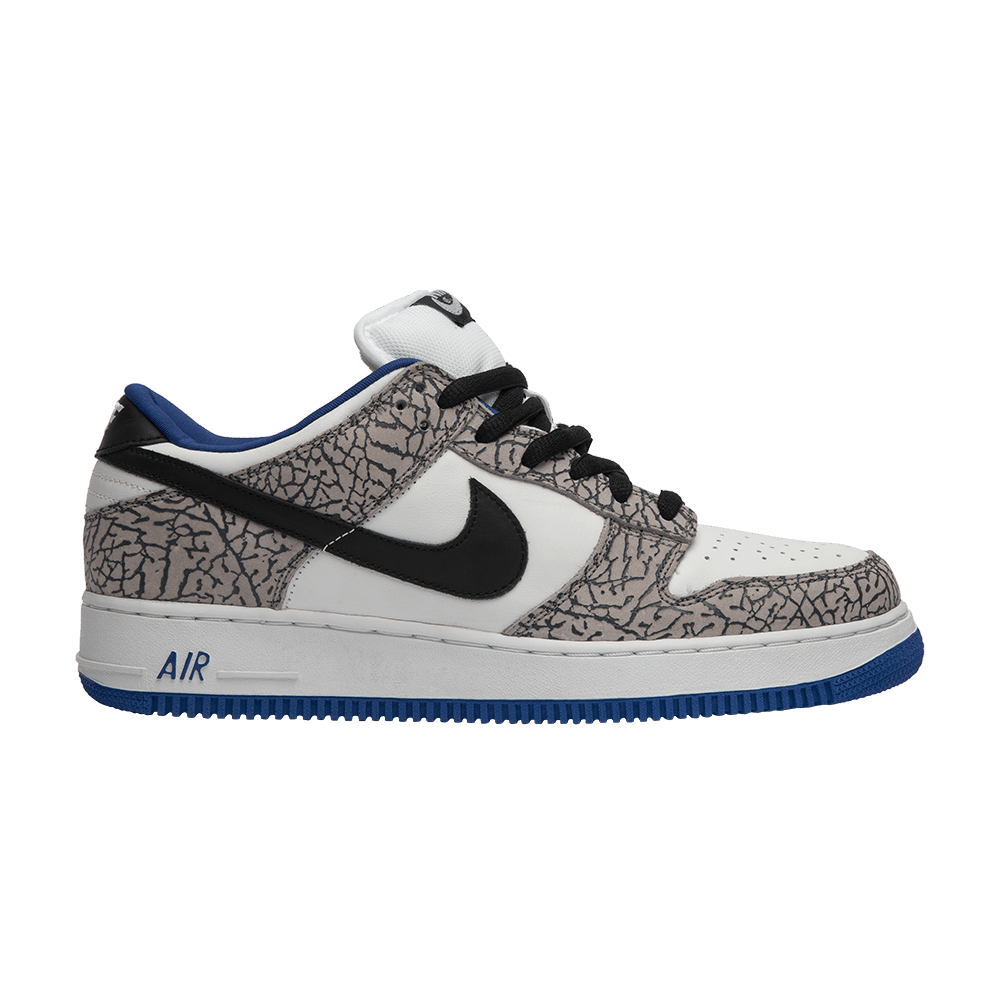 Supreme x Dunk Low Pro SB x Air Force 1 'White Cement'