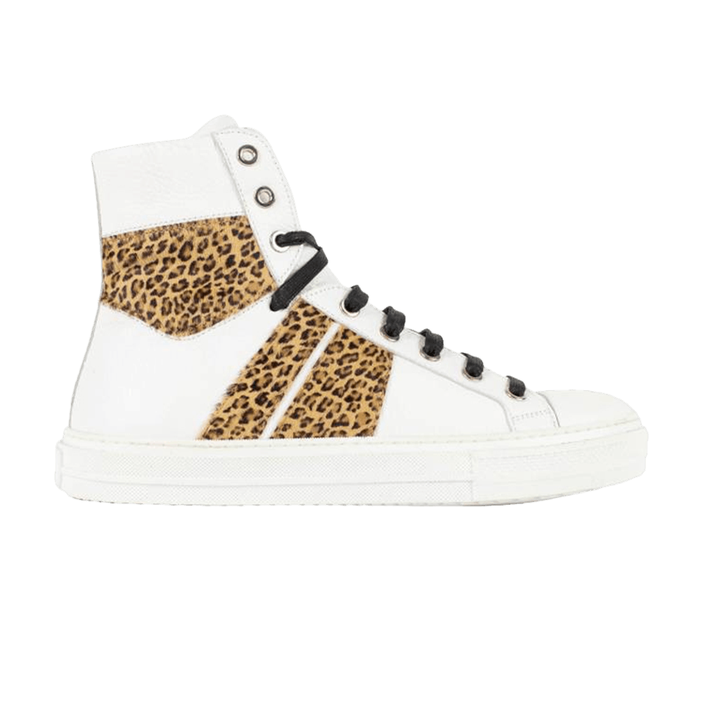 Amiri Sunset Leather 'White Leopard'