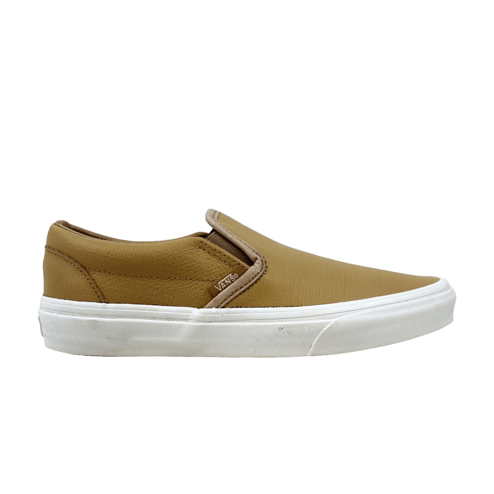 Classic Slip-On Embossed Leather 'Tan'