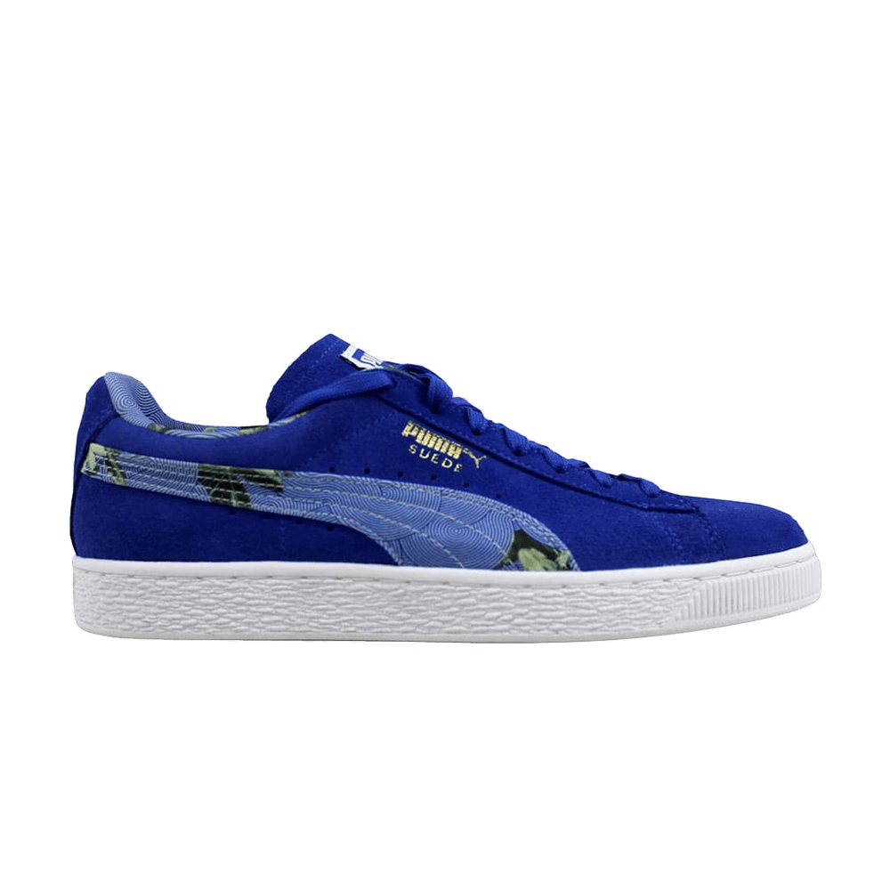 Wmns Suede Classic + Flourish 'Dazzling Blue'