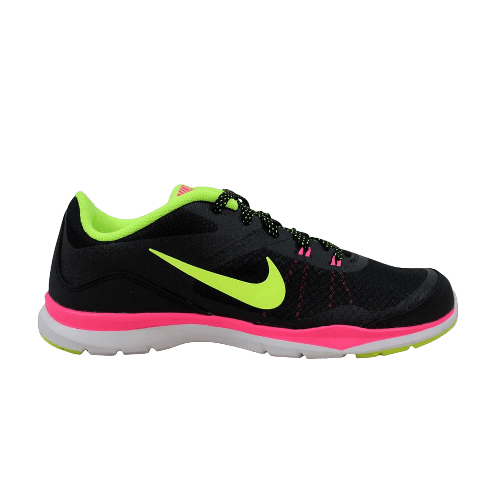 Wmns Flex Trainer 5 'Black Volt Pink'