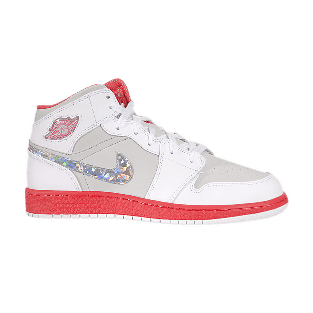 Air Jordan 1 Phat GS 'Light Silver Scarlet'