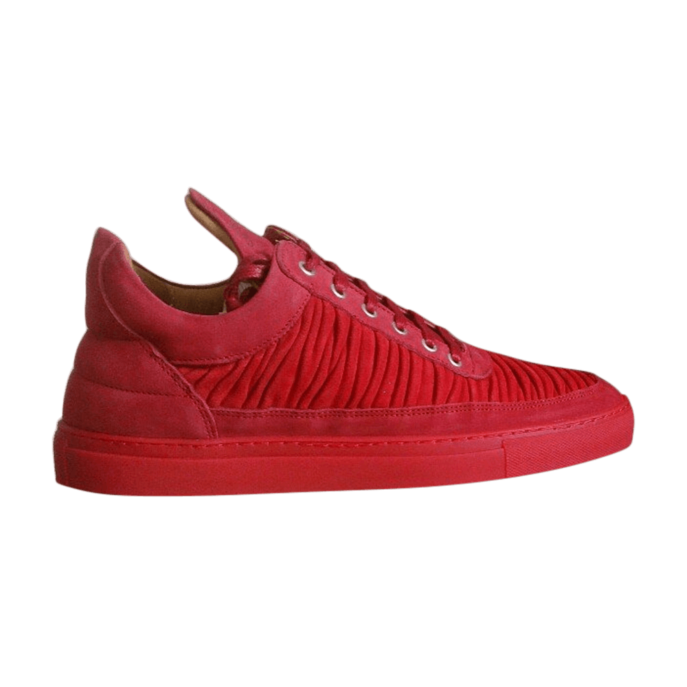 Filling PIeces Low Top Wrinkled Leather 'Fire Red'