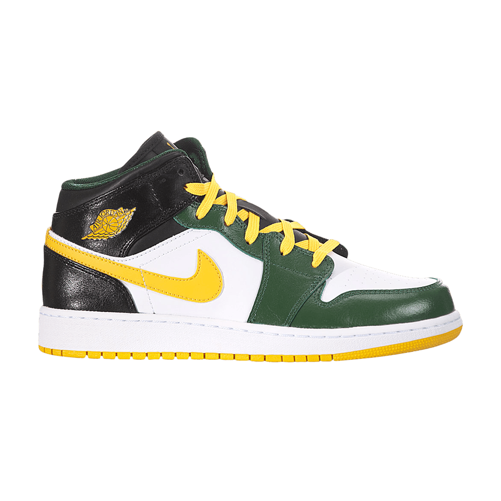 Air Jordan 1 Mid GS 'Gorge Green Gold'