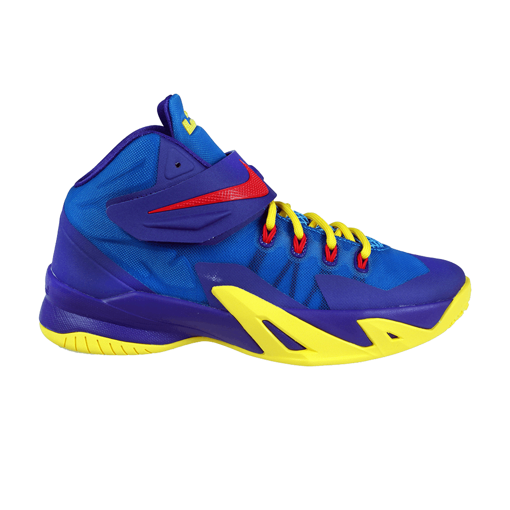LeBron Zoom Soldier 7 GS 'Blue Concord Yellow'