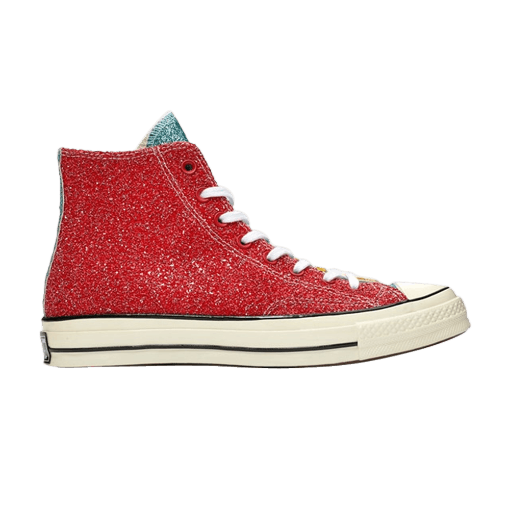 JW Anderson x Chuck 70 Hi 'Glitter Pack - Cherry Sulphur'