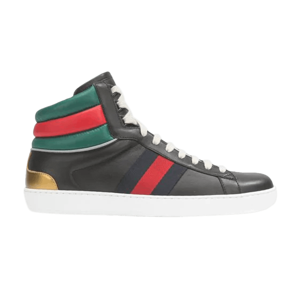 Gucci Ace Stripe High 'Black'