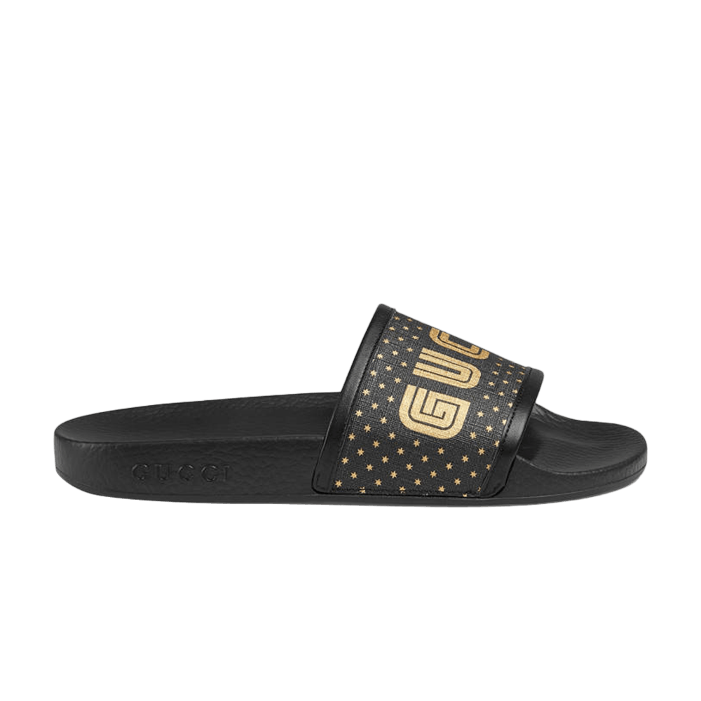 Gucci Wmns Guccy Slide 'Black Gold'