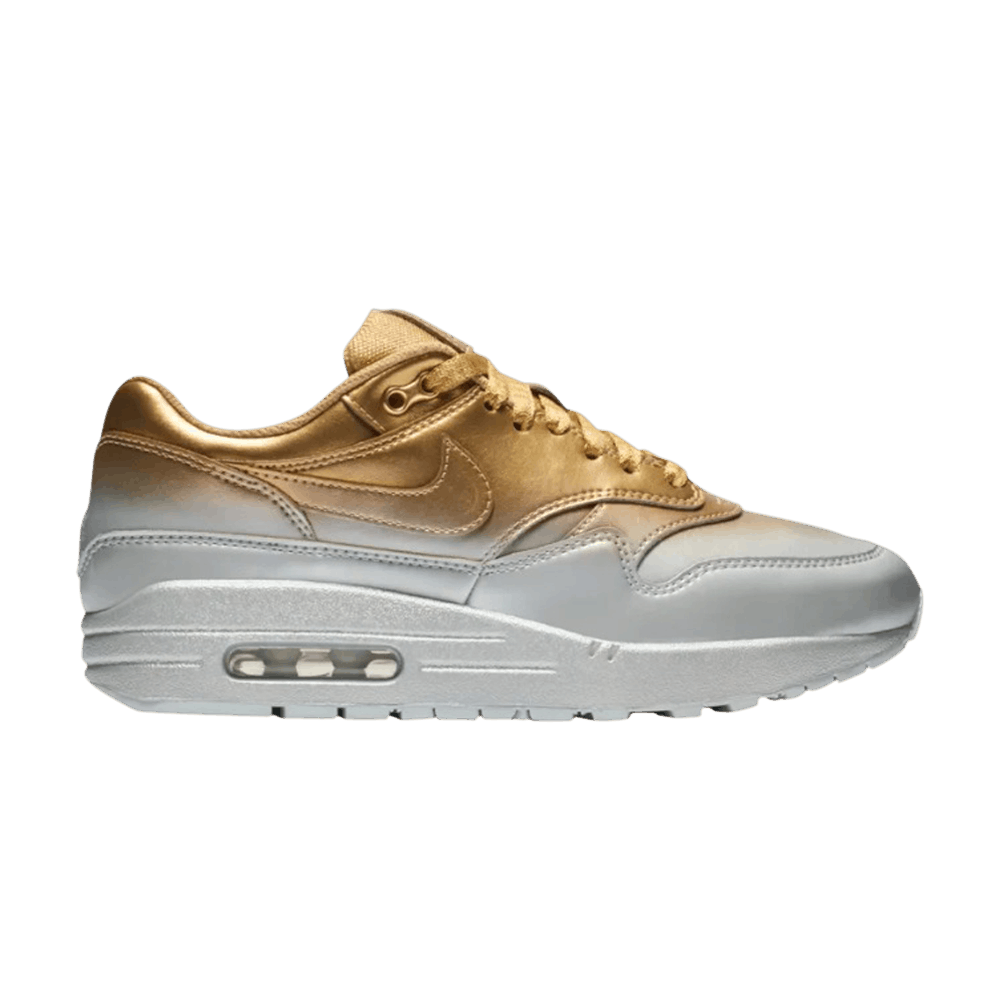 Wmns Air Max 1 LX 'Metallic Gold Platinum'