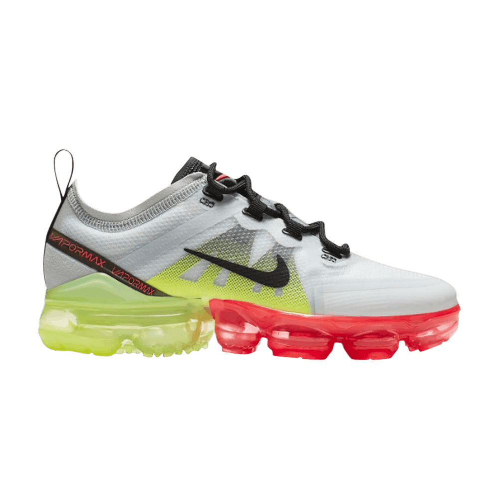 Air VaporMax 2019 GS 'Pure Platinum Volt Crimson'