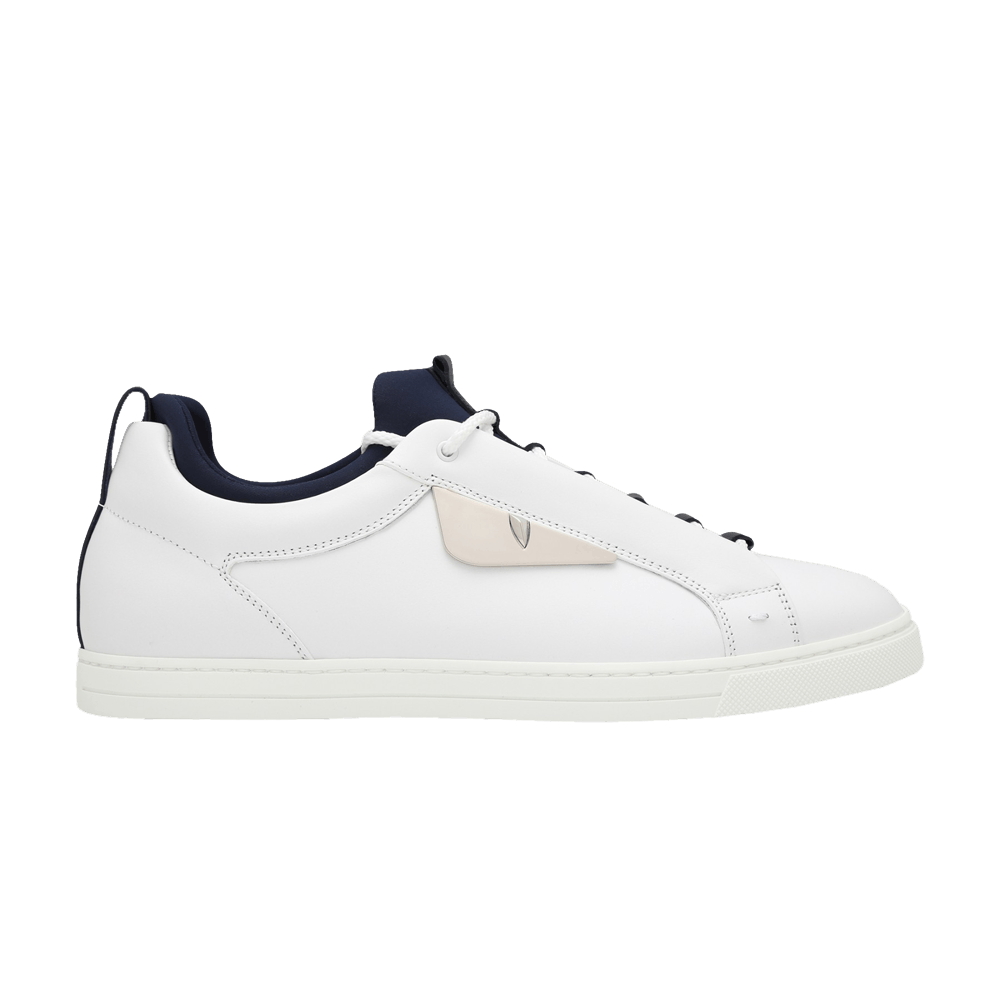 Fendi Leather Low Top 'White Blueberry'