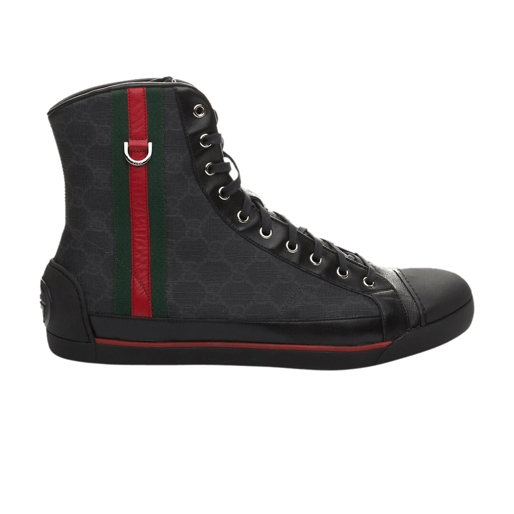 Gucci Signature GG High 'Black Canvas'