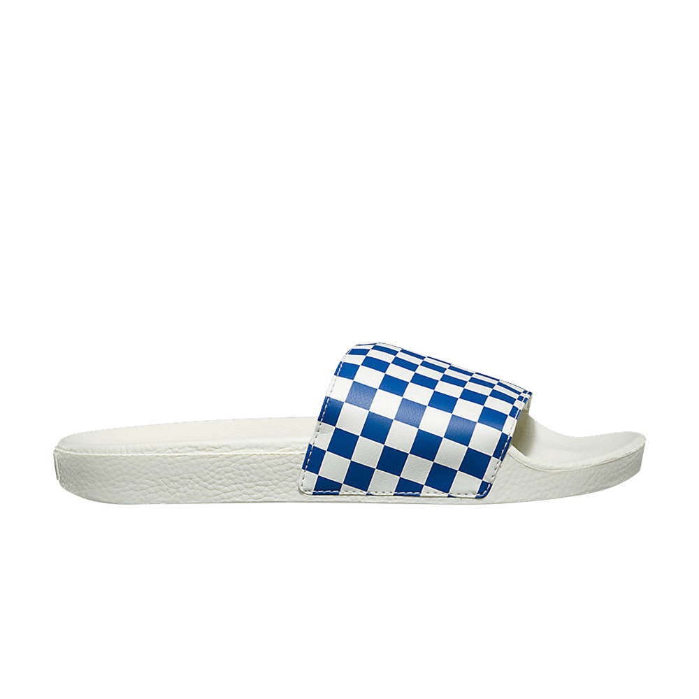 Checkerboard Slide-On 'True Blue'