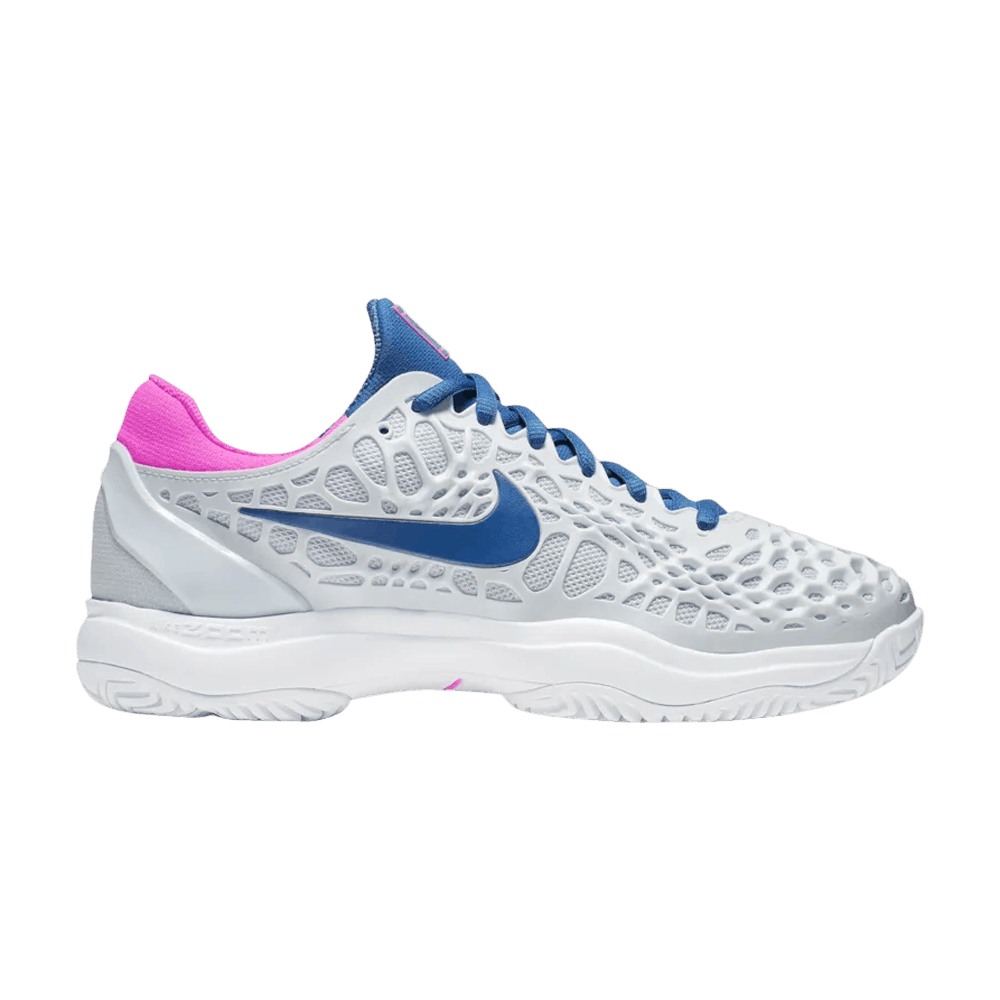 Pre-owned Nike Wmns Zoom Cage 3 'half Blue Pink Blast'