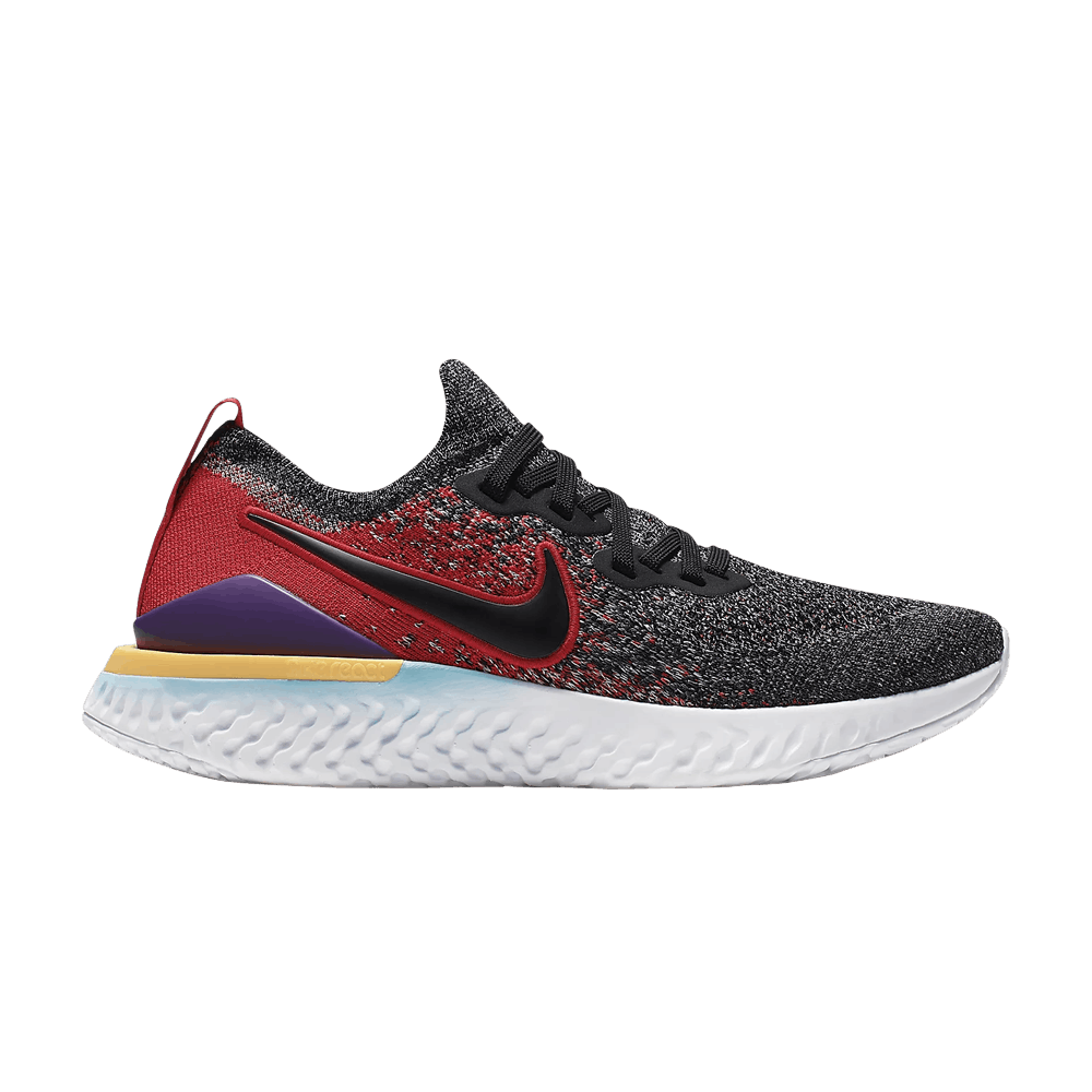 Epic React Flyknit 2 GS 'Black University Red'