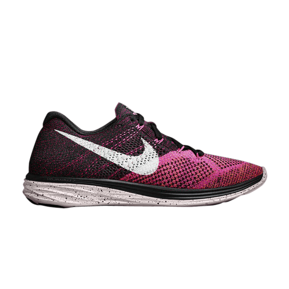 Wmns Flyknit Lunar 3 'Pink Pow Total Orange'