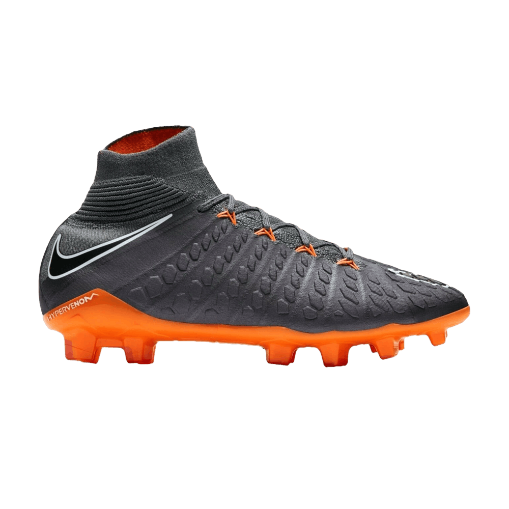 Hypervenom 3 Elite DF FG GS 'Dark Grey Total Orange'