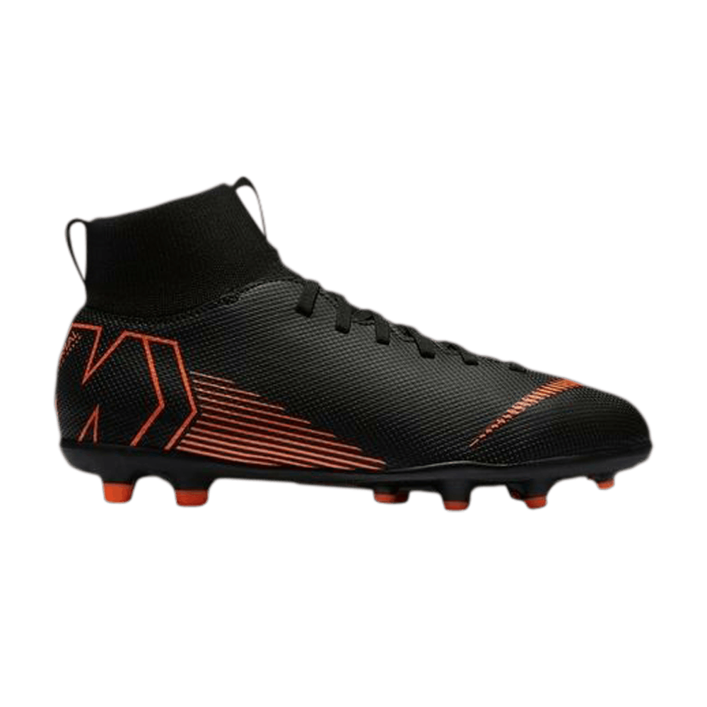 Mercurial Superfly 6 Club FG MG 'Black Orange'