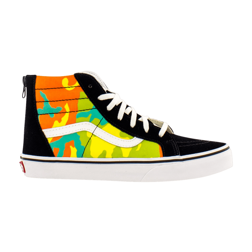 Sk8-Hi Zip Kids 'Pop Camo'