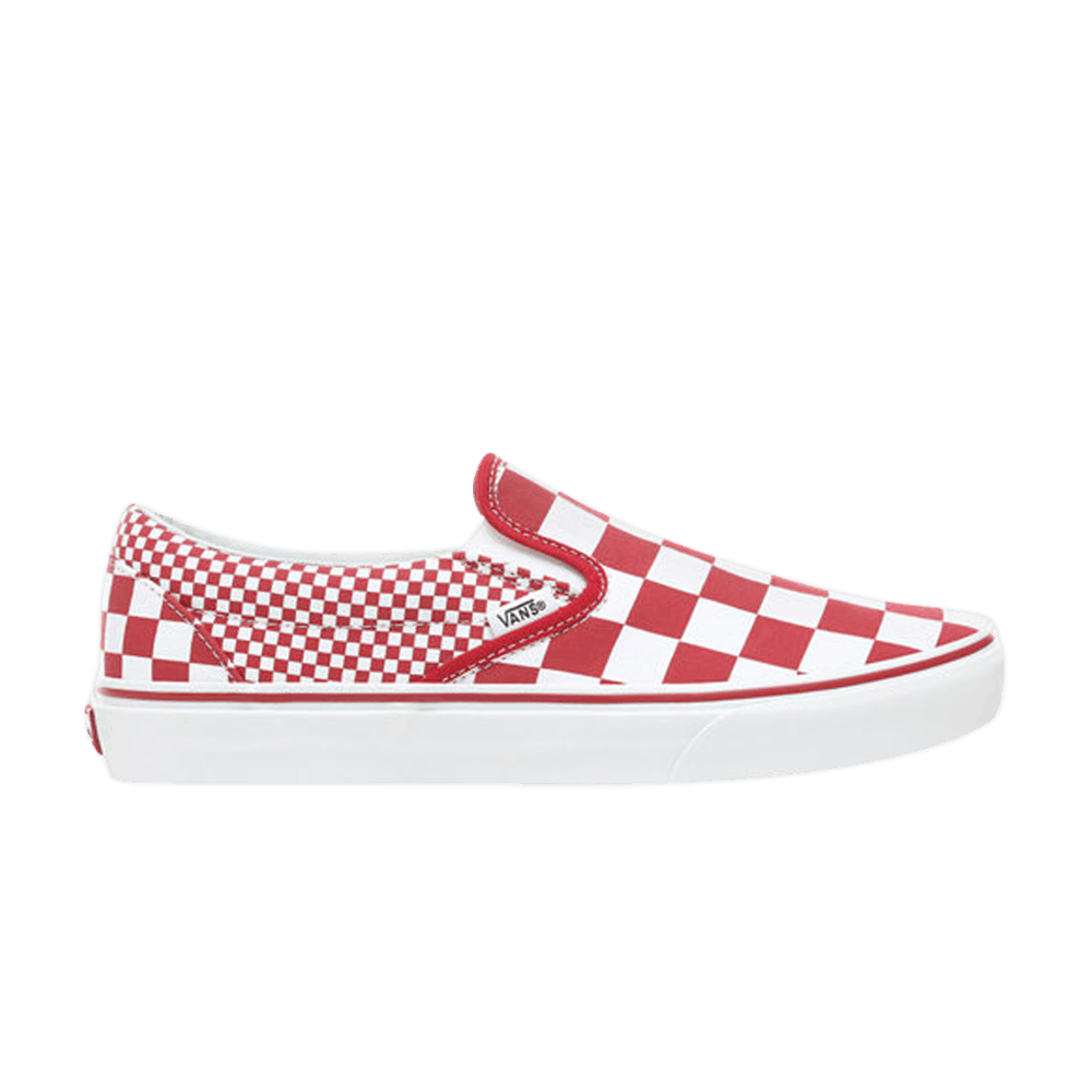 Classic Slip-On 'Red Mix Checker'