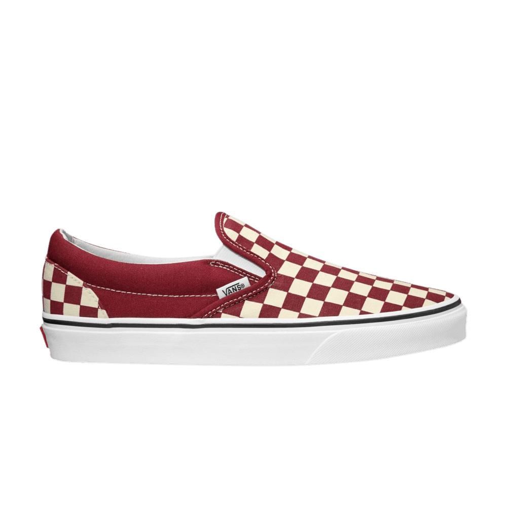 Classic Slip-On 'Rumba Red Checkerboard'