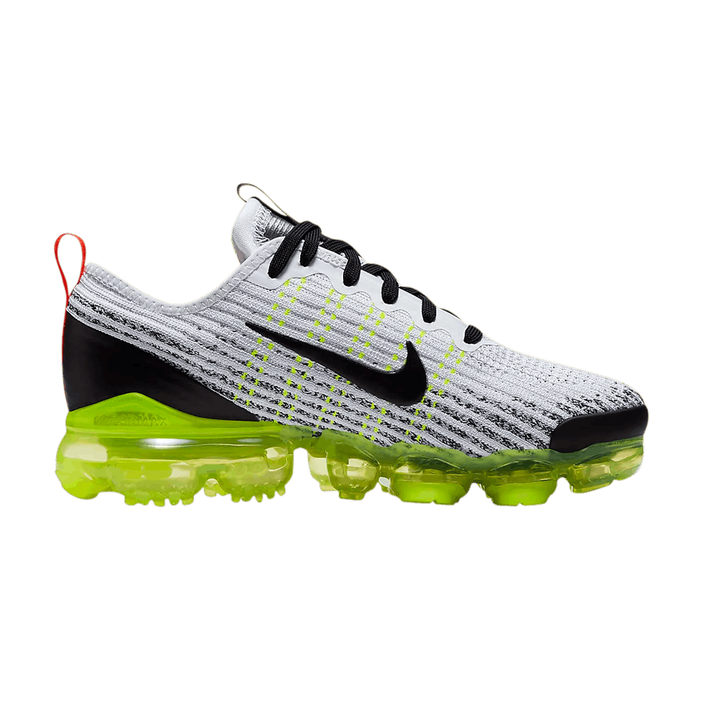 Air VaporMax Flyknit 3 GS 'White Volt'