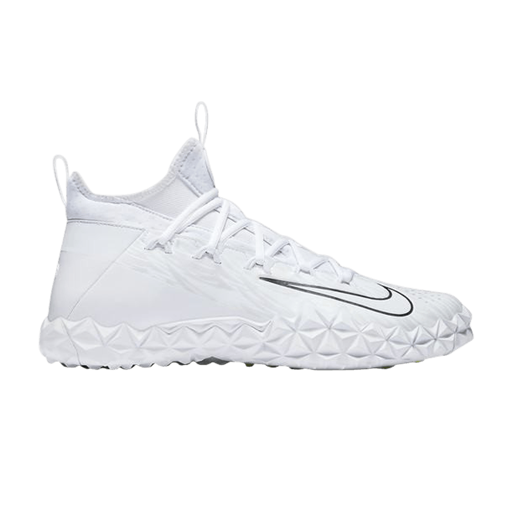 Alpha Huarache 6 Elite Turf LAX 'White Metallic'