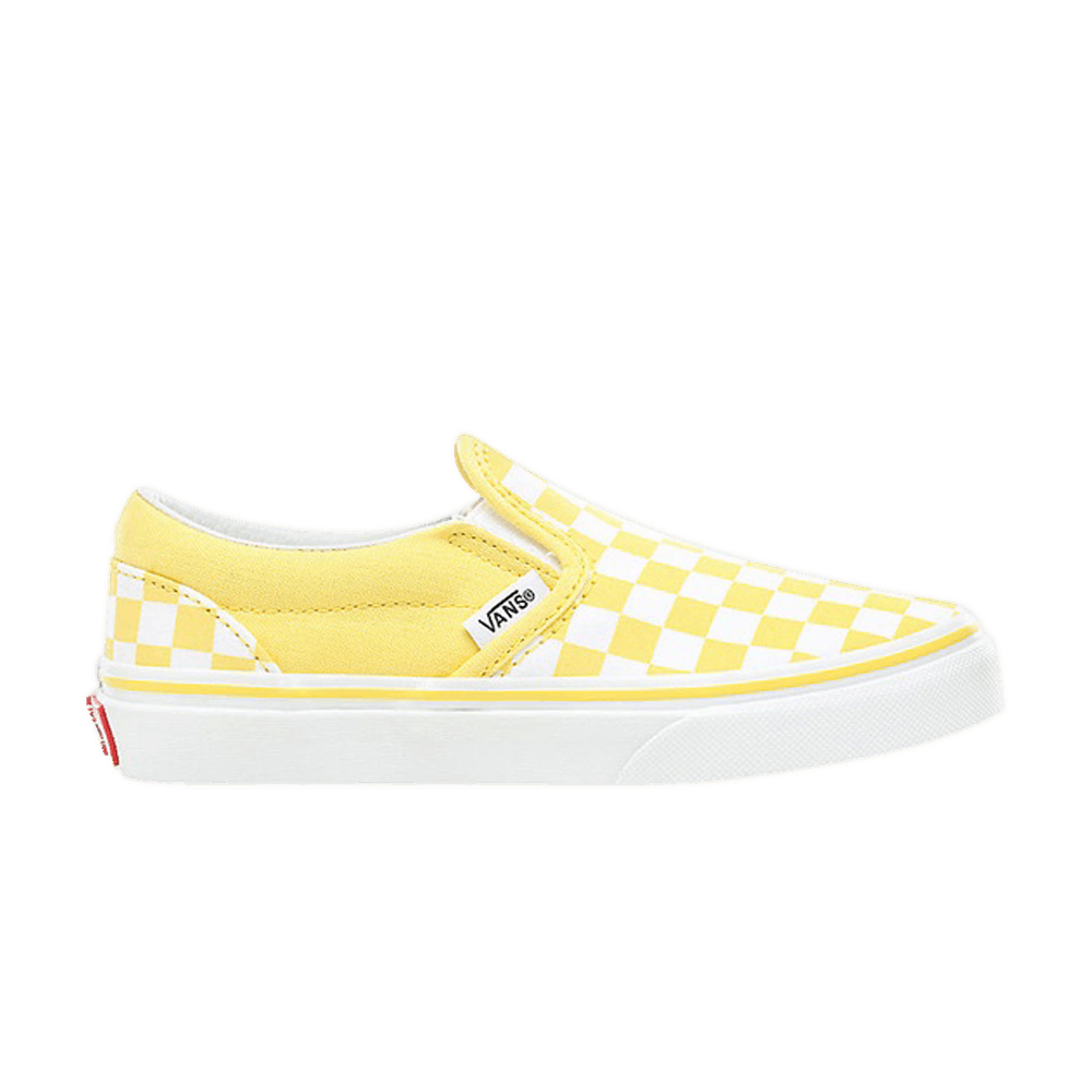 Classic Slip-On Kids 'Aspen Gold Checkerboard'