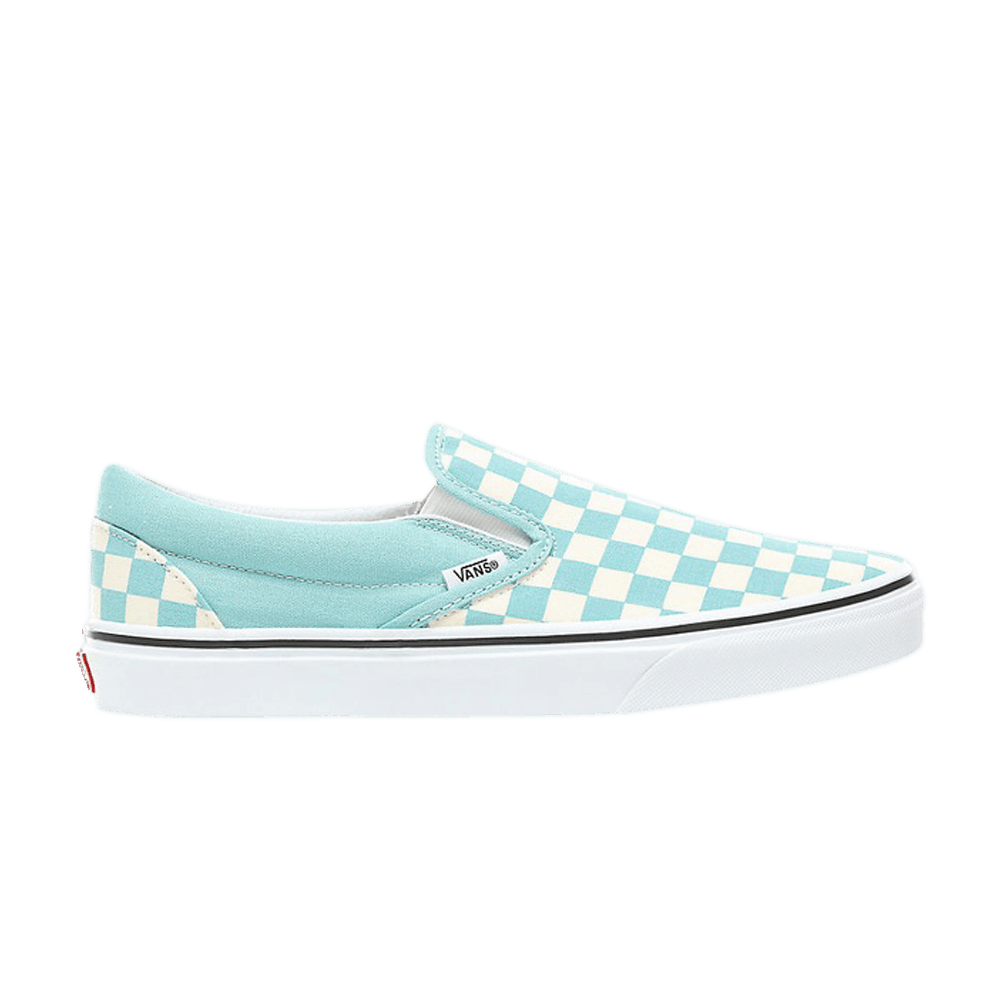 Classic Slip-On 'Aqua Haze Checkerboard'