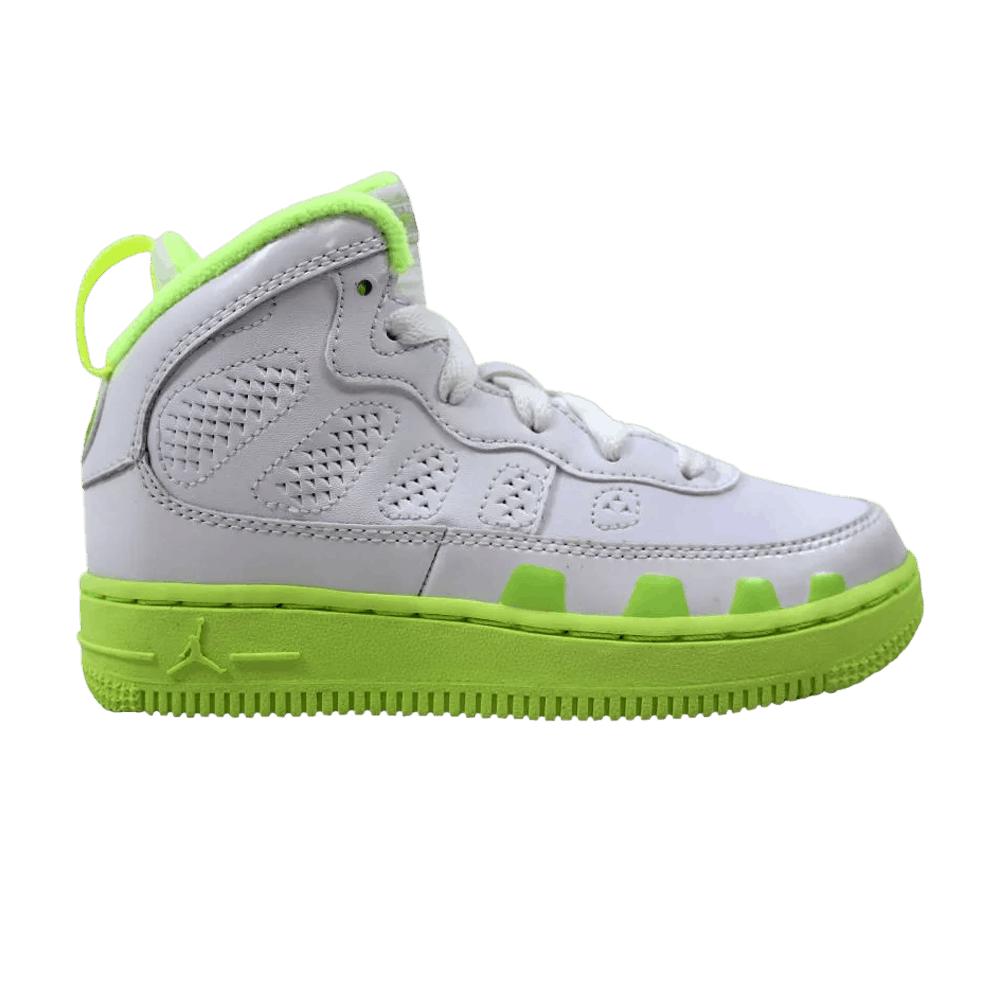 Air Jordan Fusion 9 PS 'White Liquid Lime'