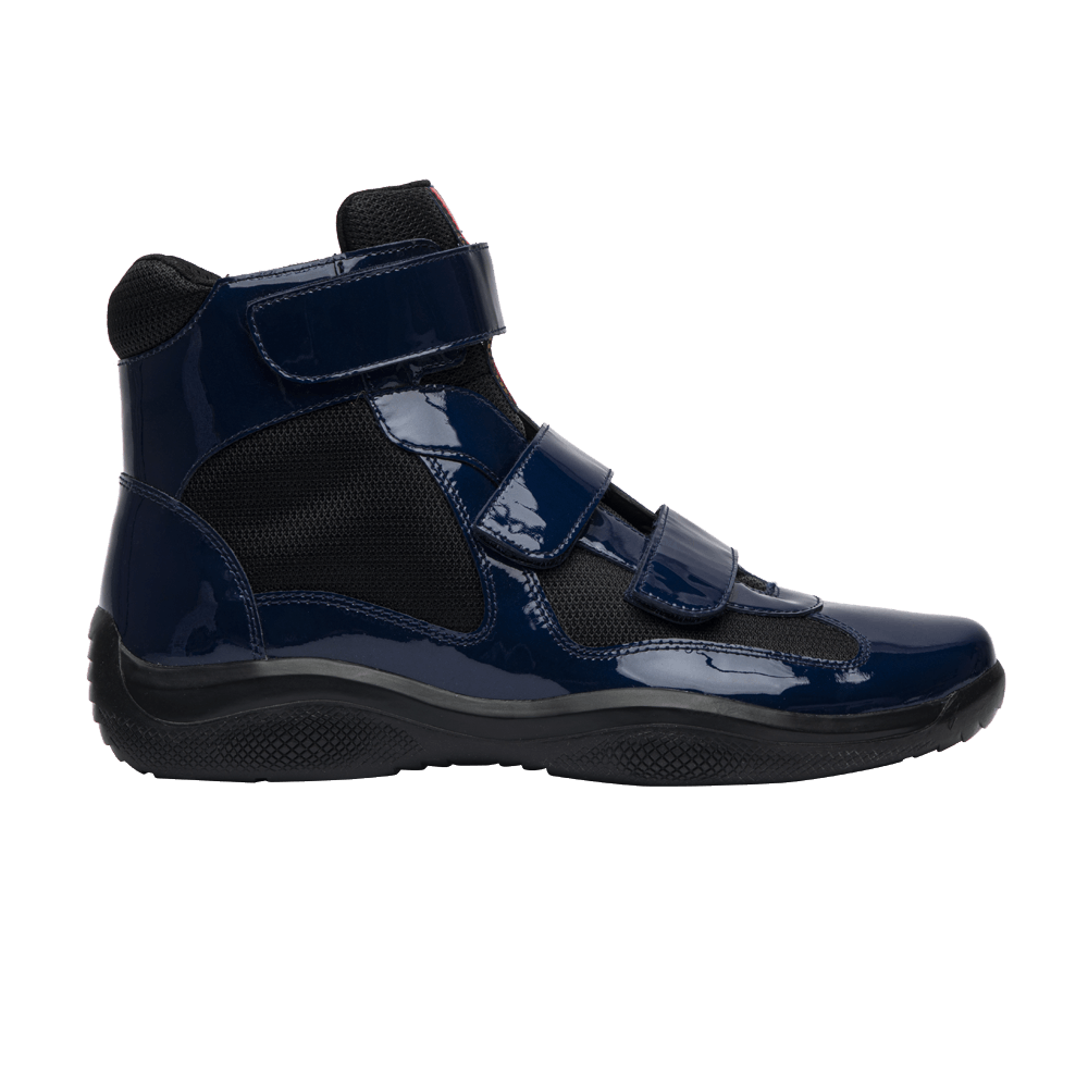 Prada Patent Double-Strap High Top 'Royal Blue'