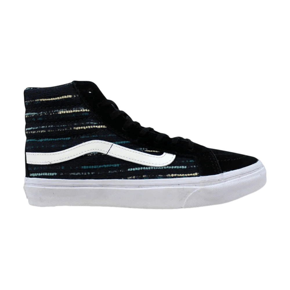 Sk8-Hi Slim Italian Weave 'Black Multi'