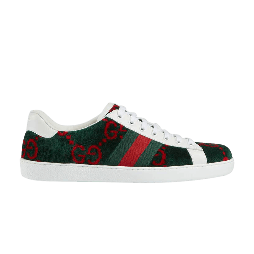 Gucci Ace GG Terry Cloth 'Green'