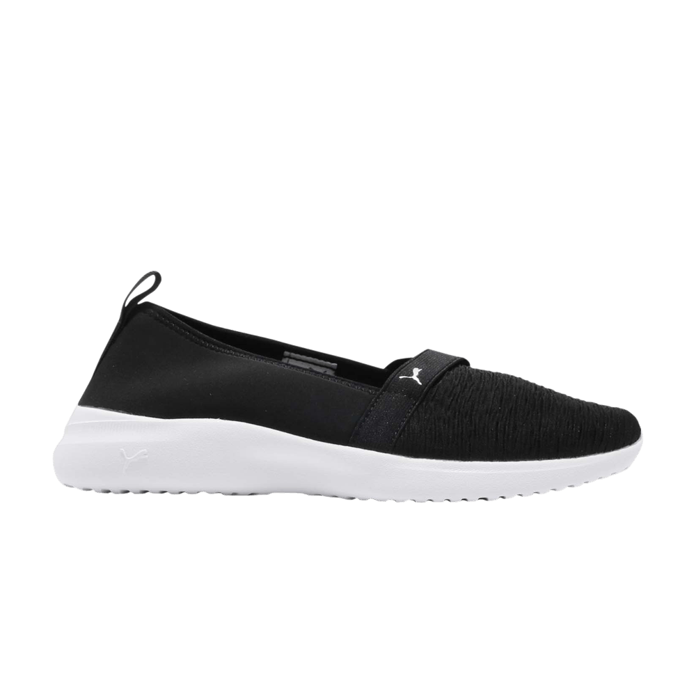 Pre-owned Puma Wmns Adelina 'black Silver'