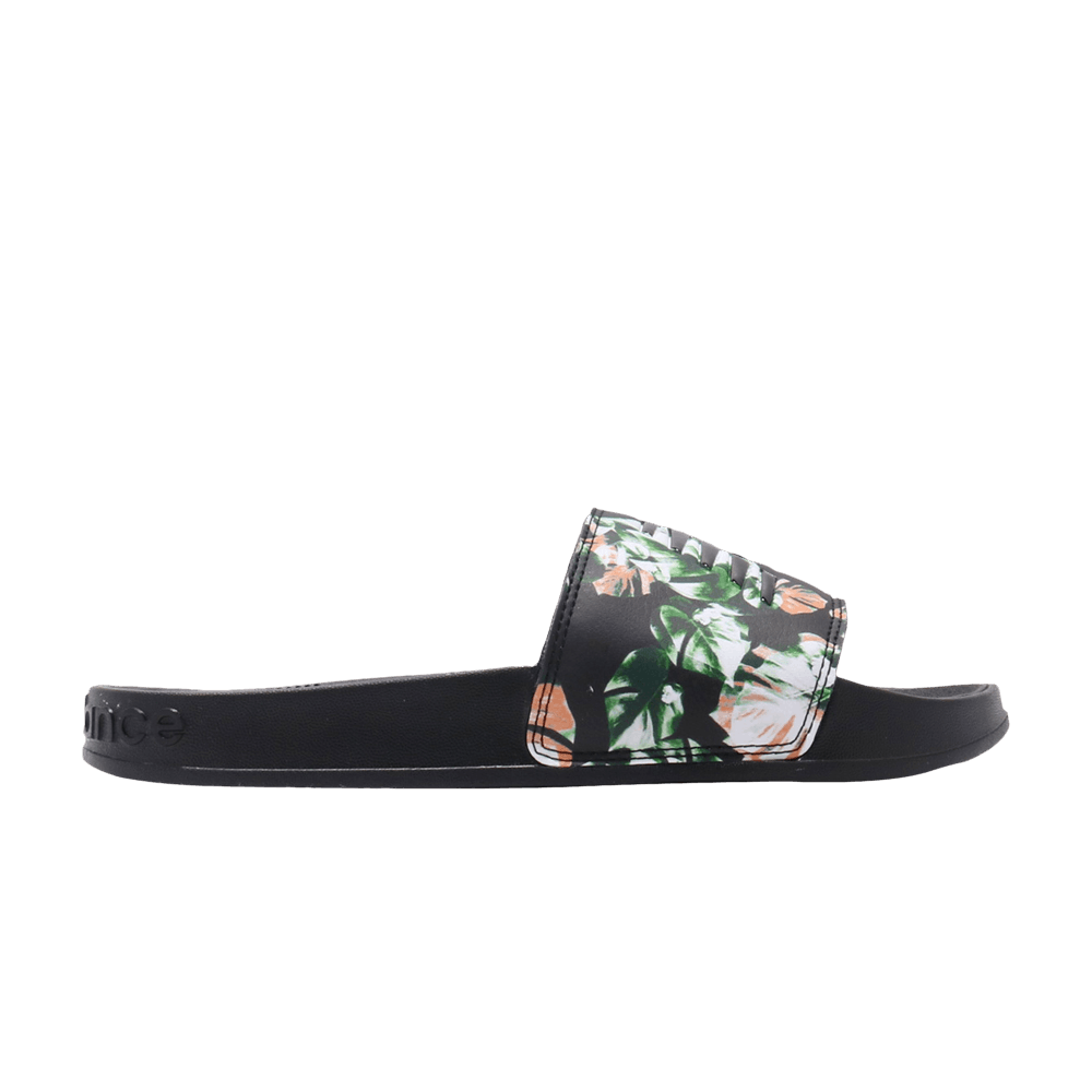 200 Slides 'Black Floral'