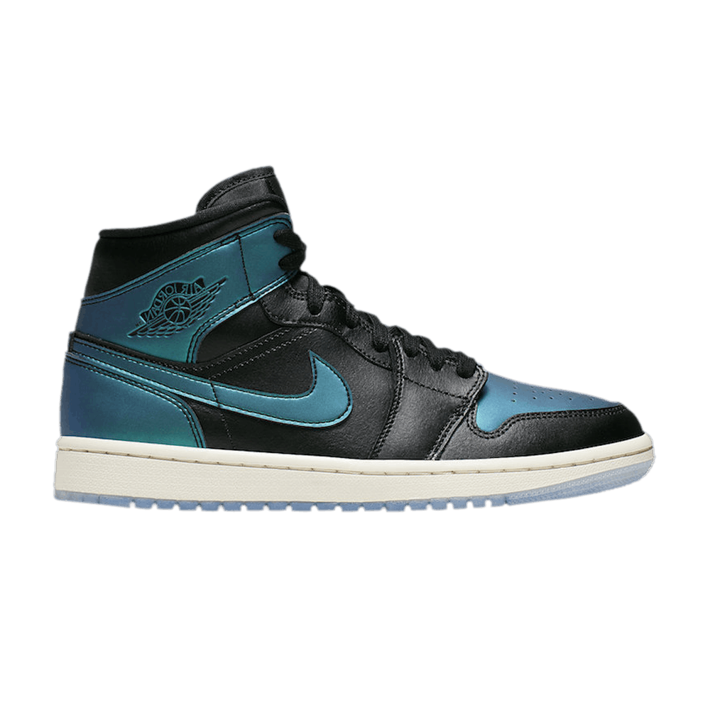 Wmns Air Jordan 1 Mid 'Metallic Turquoise'