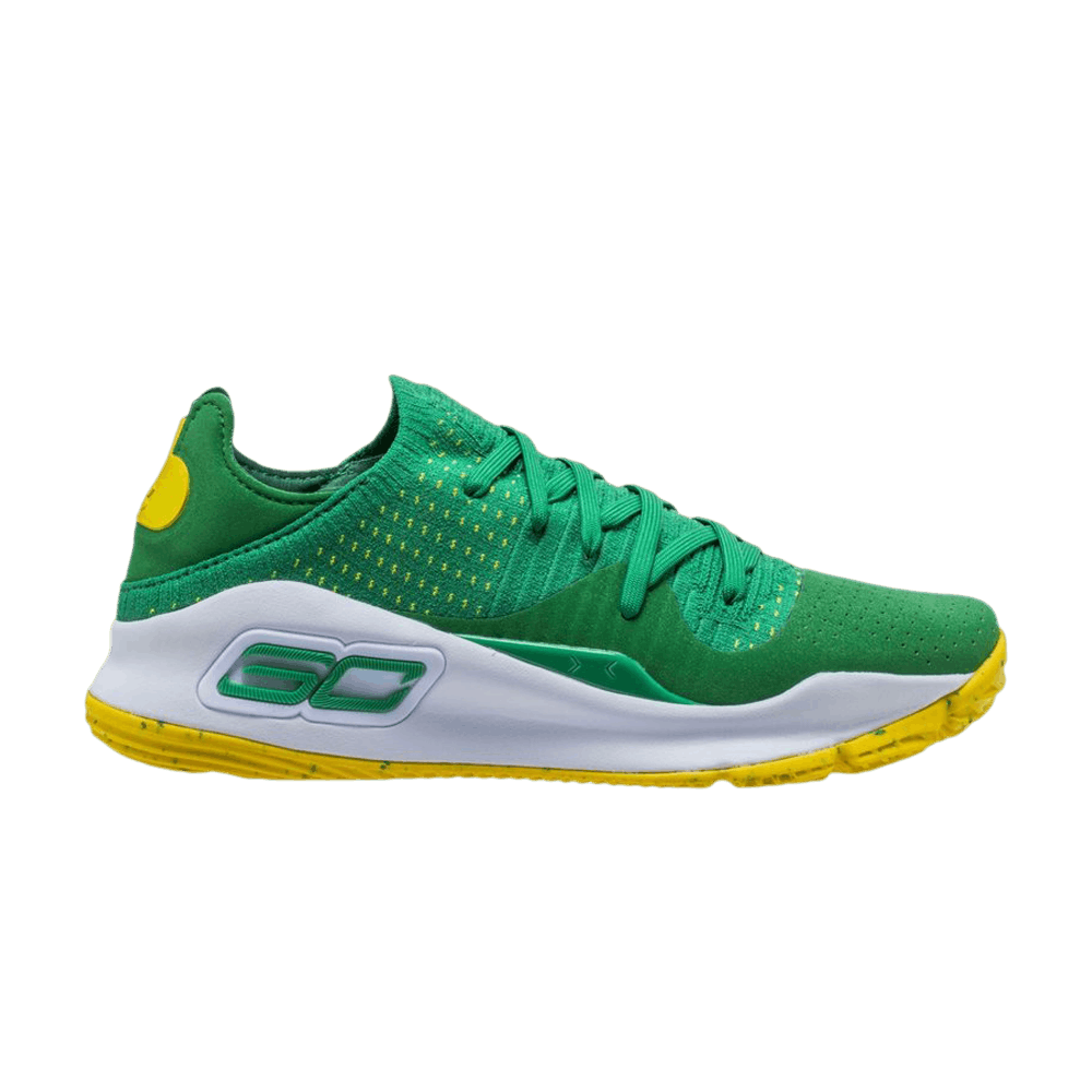 Pre-owned Under Armour Curry 4 Low 'oakland Athletics' In Green