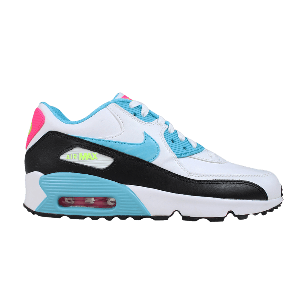 Air Max 90 Leather GS 'White Gamma Blue'