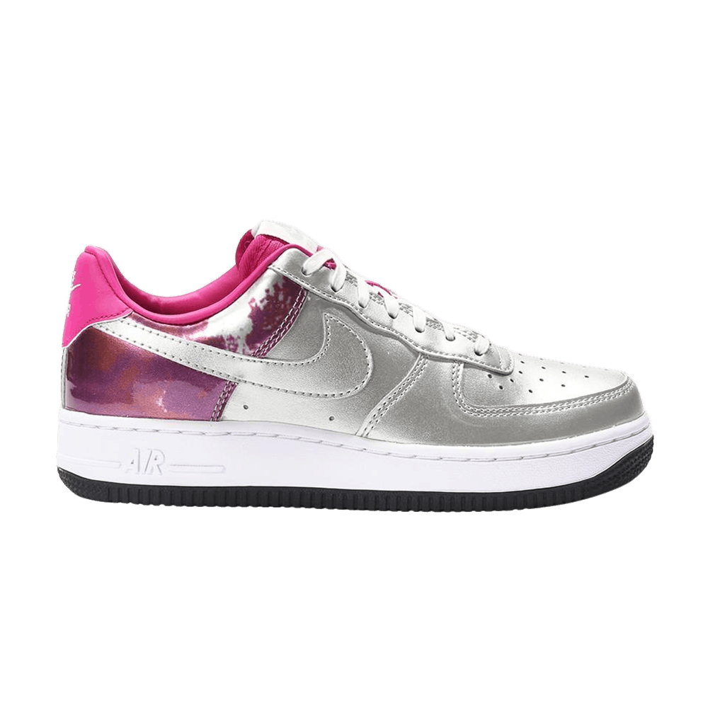 Wmns Air Force 1 Low Premium QS 'Silver Fireberry'