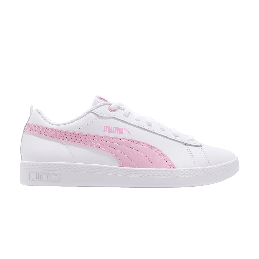 Pre-owned Puma Wmns Smash V2 L 'pale Pink' In White