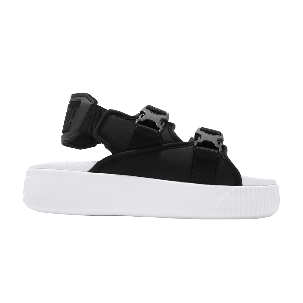 Wmns Platform Slide YLM 19 'Black White'