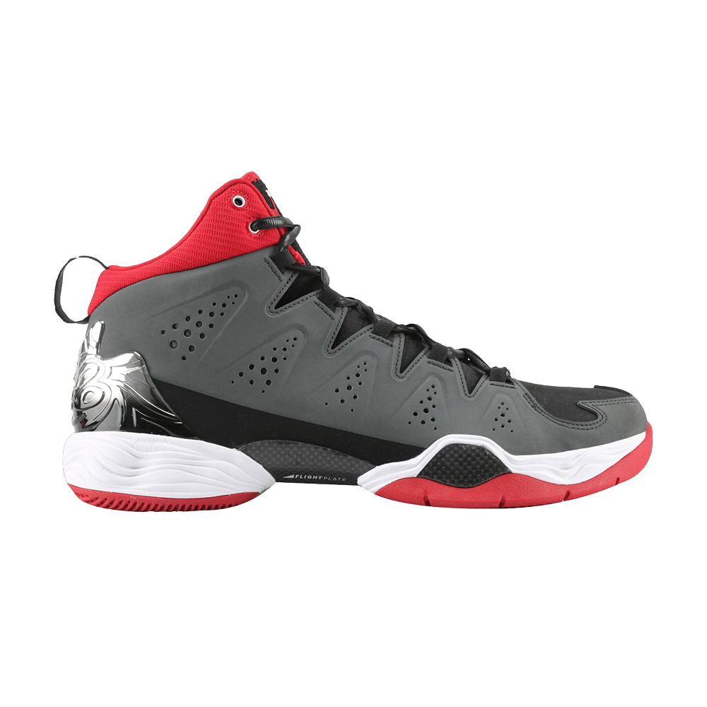 Jordan Melo M10 Mid 'Anthracite Red'