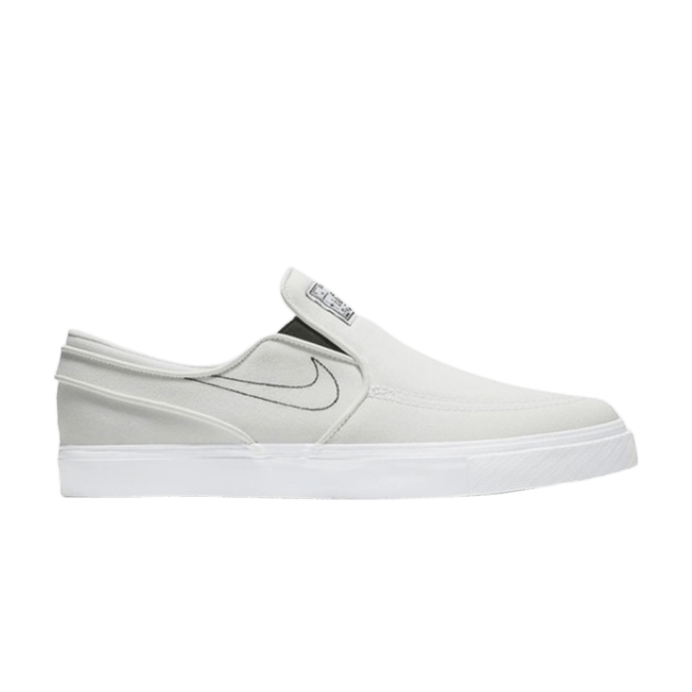 Zoom Stefan Janoski Slip Canvas SB 'White'