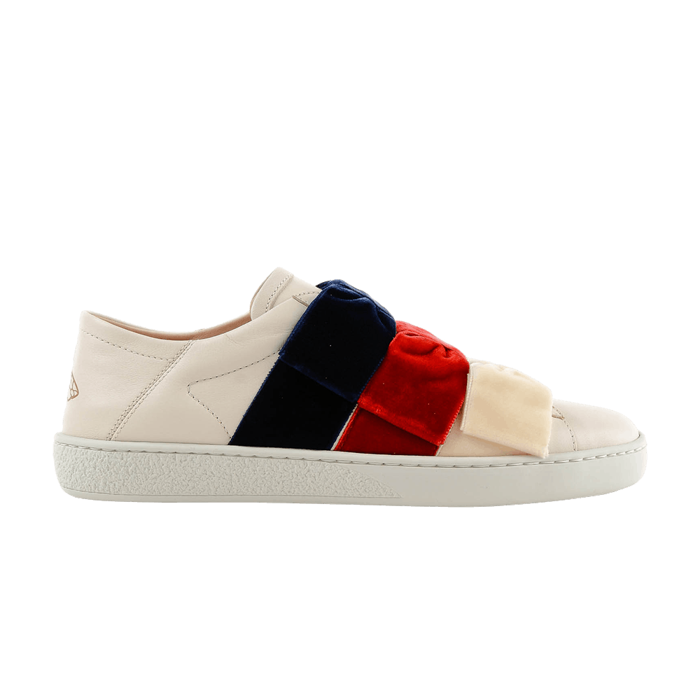 Gucci Wmns Ace Leather Low 'Ribbons'