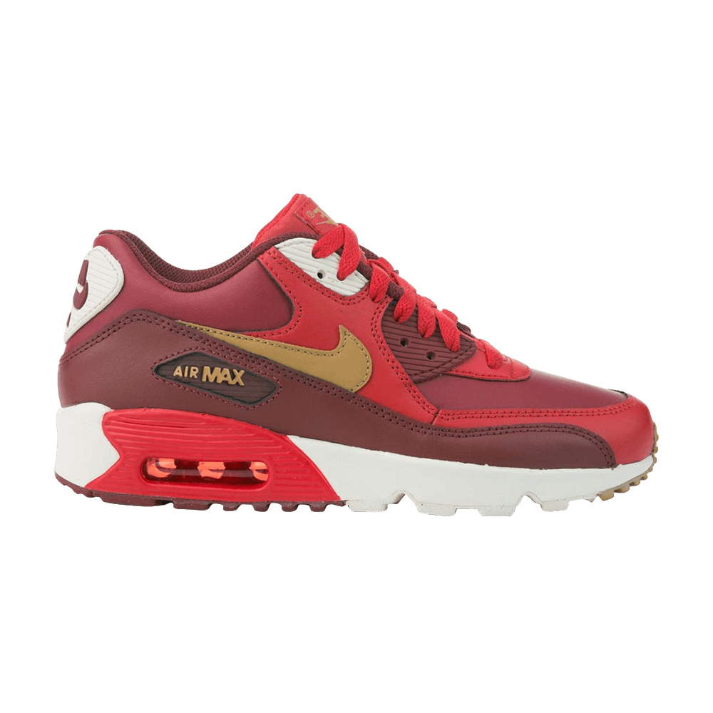 Air Max 90 Leather GS 'Red Gold'