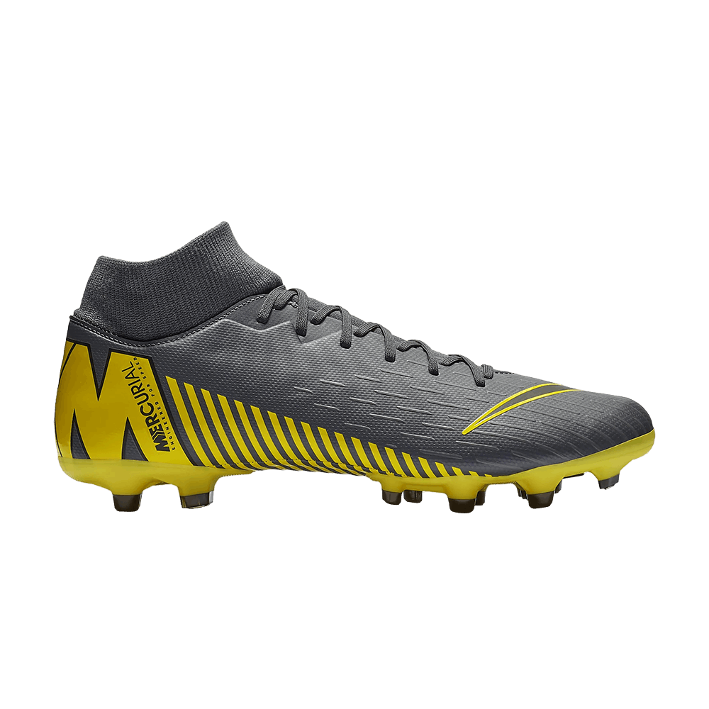 Mercurial Superfly 6 Academy MG 'Dark Grey Yellow'