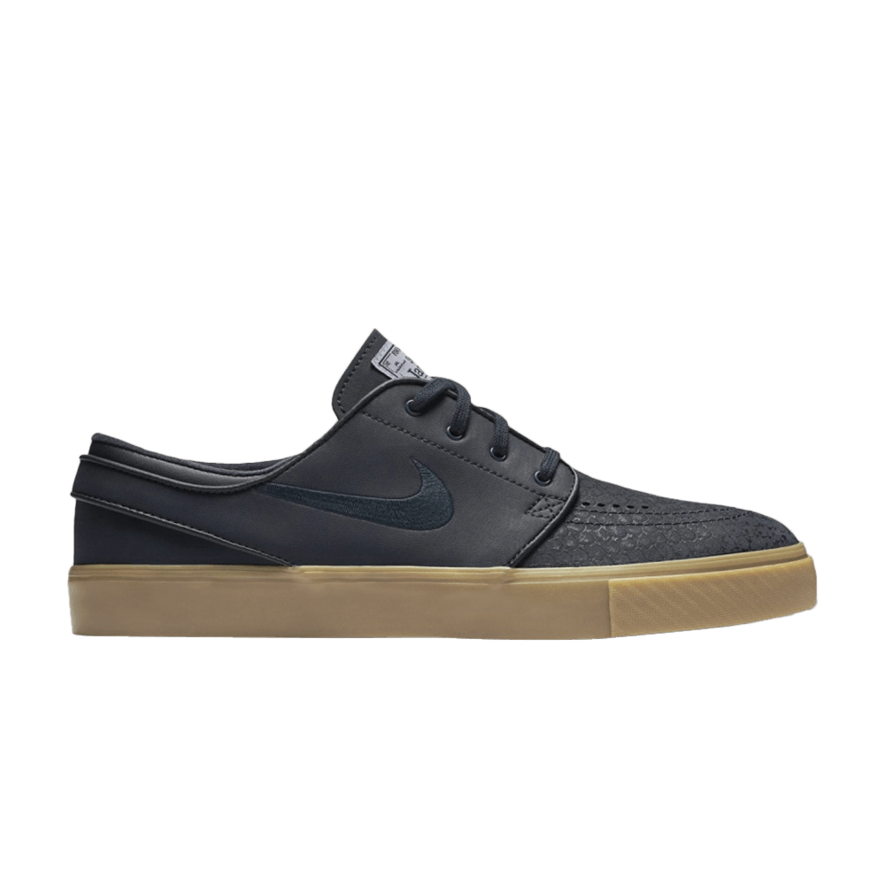 Zoom Stefan Janoski Leather 'Dark Obsidian'